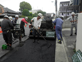 舗装工写真